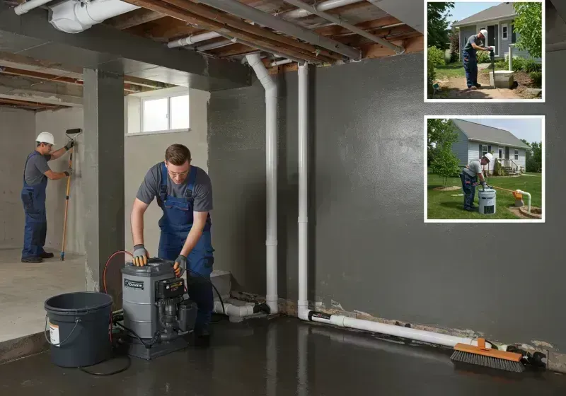 Basement Waterproofing and Flood Prevention process in Fredericktown, MO